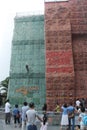 Asia china shenzhen The Rock climbing training field Royalty Free Stock Photo